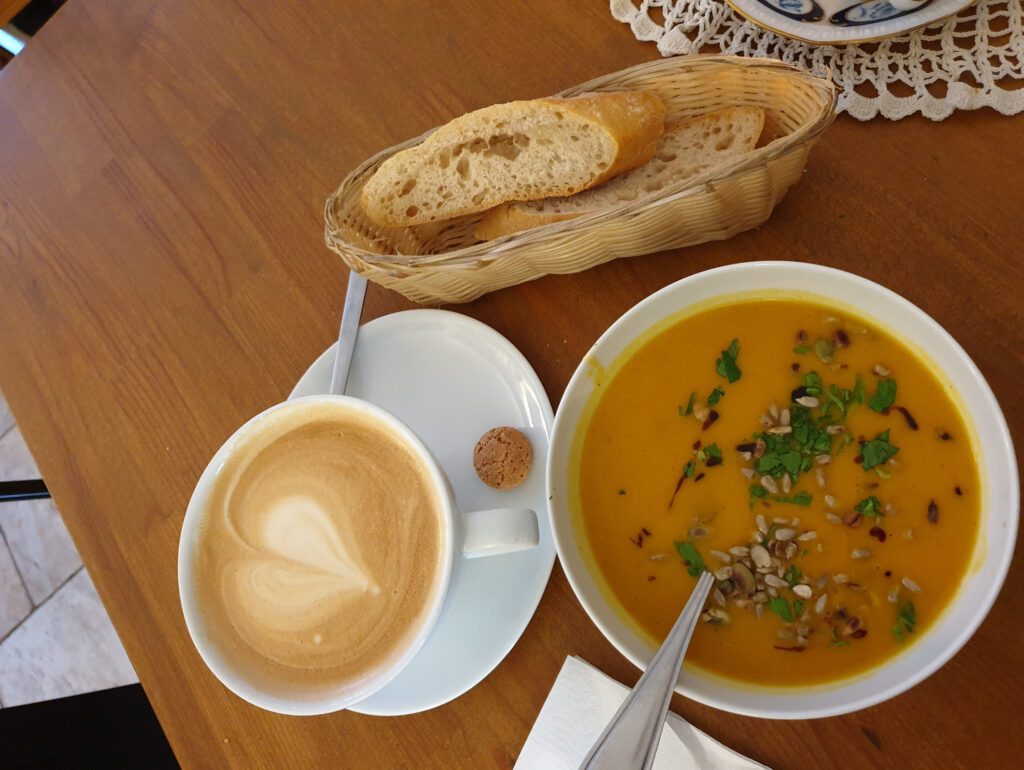 Eine Kürbissuppe, auch bei Onkel Bens