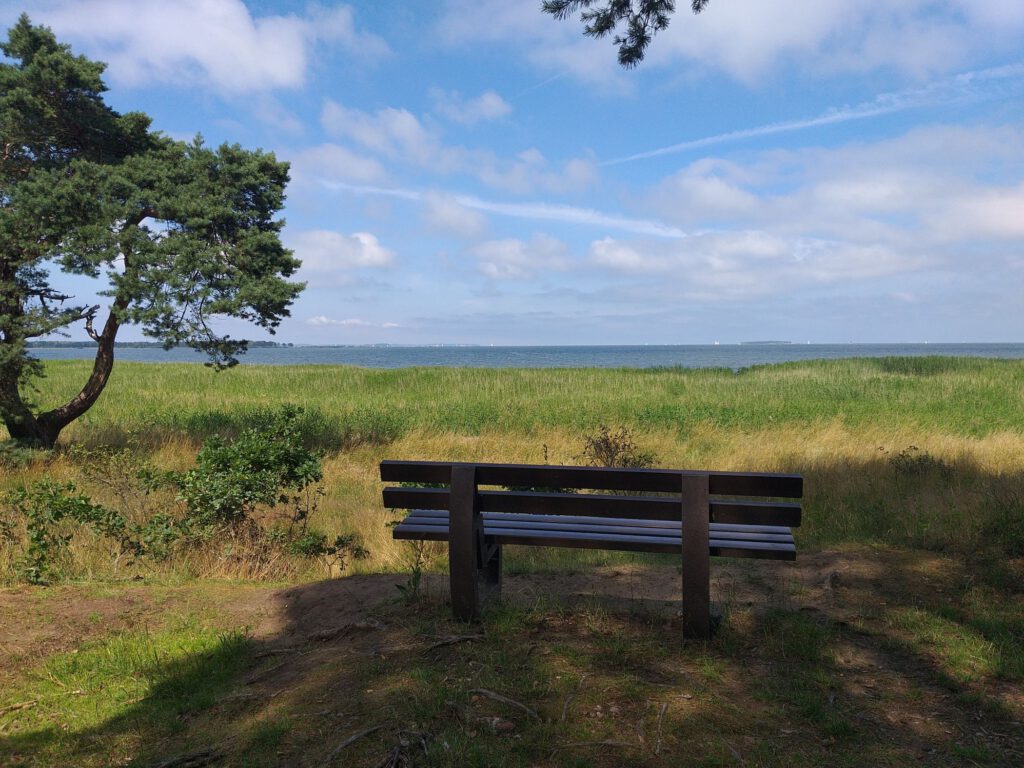 Strandweg nach Freest mit Inselblick