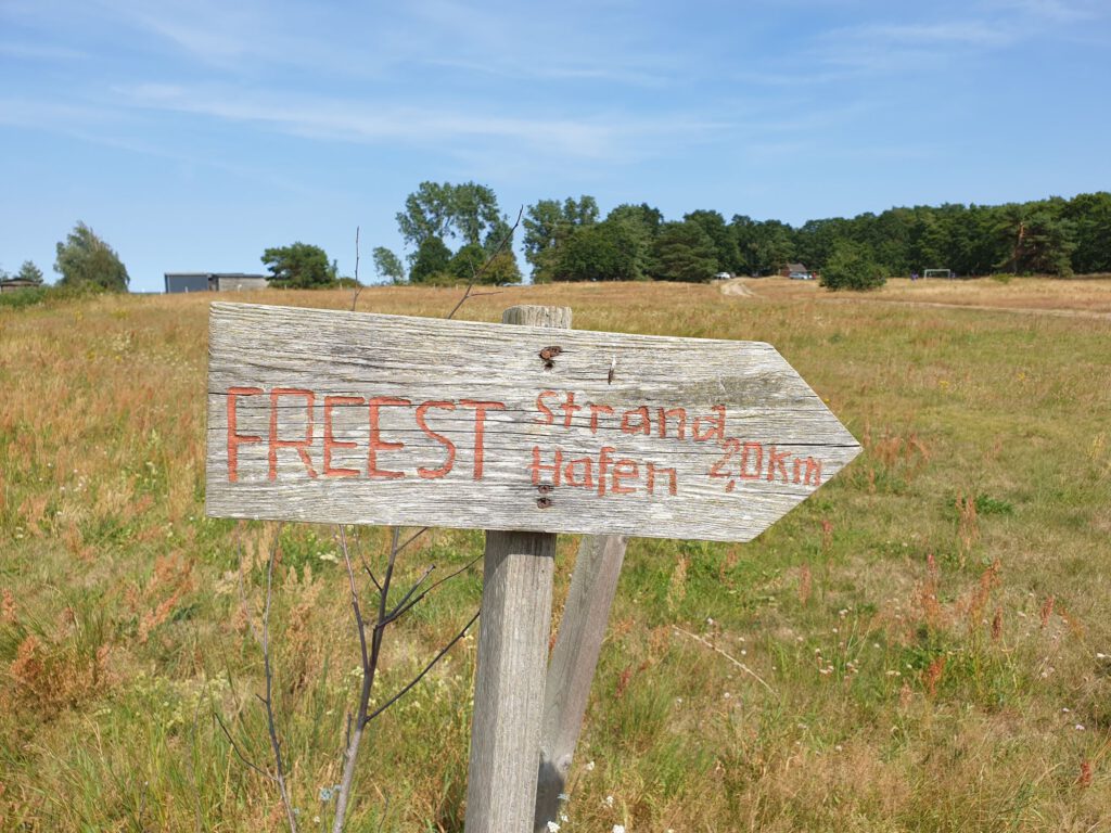 Weg nach Freest