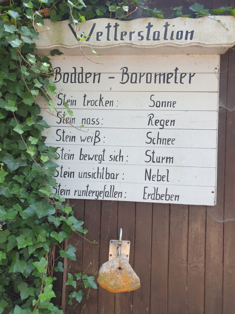 Wetterstation am Strandweg nach Freest