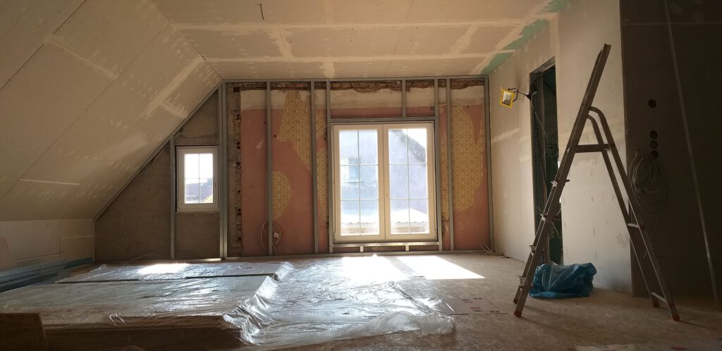 Neue Fenster und Wände